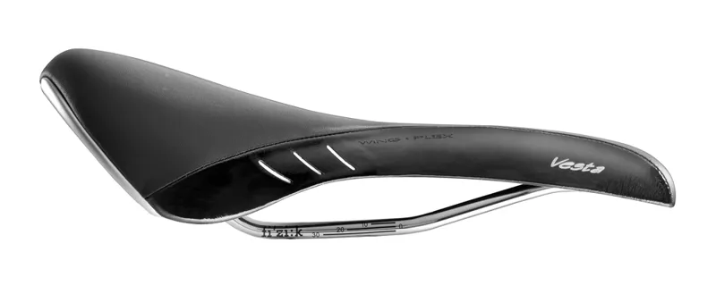 Fizik Vesta Womens Saddle (Magnesium Rail) Black
